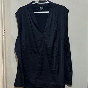 Worthington Classic Black Satin Top